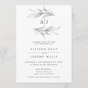 Faire-part de mariage floral