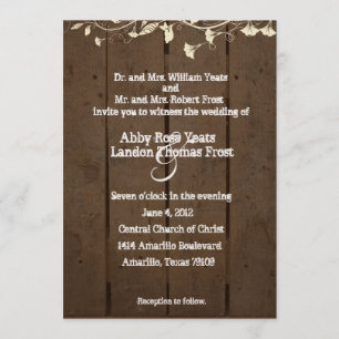 Faire-part de mariage Floral