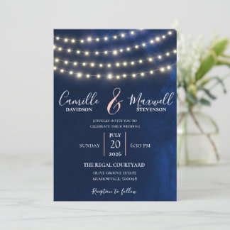 Faire-part de mariage floral à l'aquarelle élégant