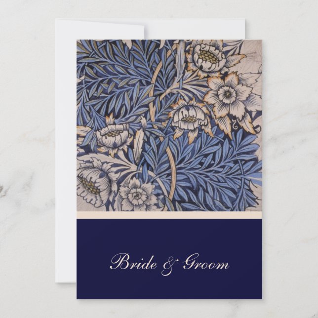 Faire-part de mariage Floral de William Morris (Devant)