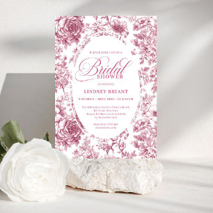 Faire-part de mariage floral toile rose gold éléga