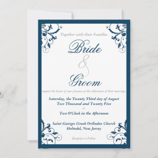 Faire-part de mariage florissante