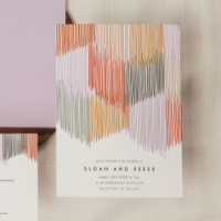 Faire-part de mariage Franges moderne