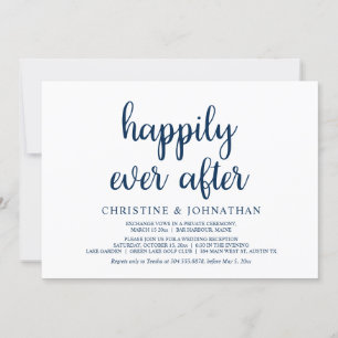 Faire-Part de Mariage Fuite Romantique et Célébrat