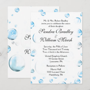 Faire-part de mariage Fun Imaginaire bulles