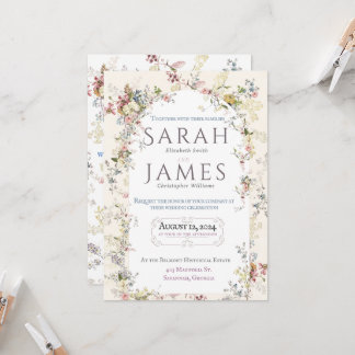 Faire-part de mariage Garden