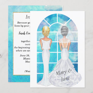 Faire-part de mariage gay lesbien