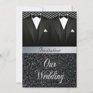 Faire-part de mariage Gay Tuxedo