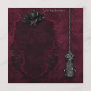 Faire-part de mariage gothique