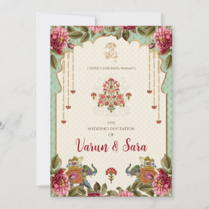 Faire-part de mariage hindou et invitations indien