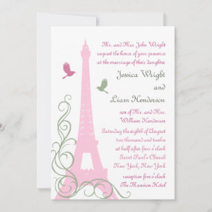 Faire-part de mariage Inséparables