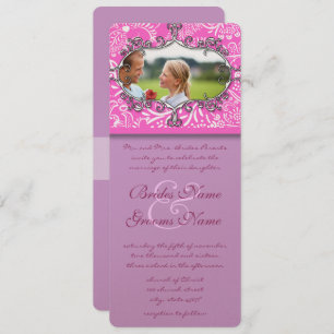 Faire-part de mariage Inséparables vintages