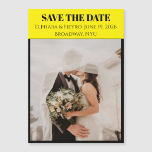 Faire-part de mariage inspiré de Playbill