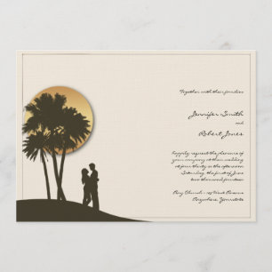 Faire-part de mariage Island Paradise
