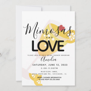 Faire-part de mariage jaune mimosa noir