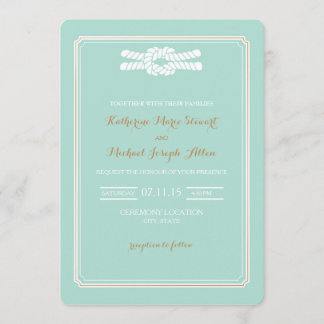 Faire-part de mariage| Knot Beach Glam Mariage