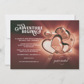 Faire-Part de Mariage L'Aventure Commence