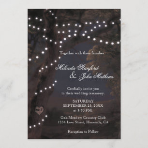 Faire-part de mariage Lumières de chaînes