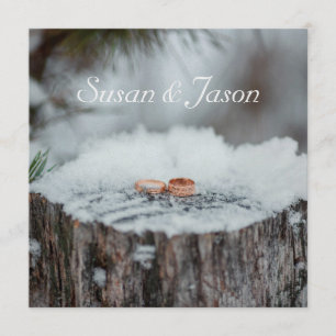 Faire-part de mariage--Mariage d'hiver