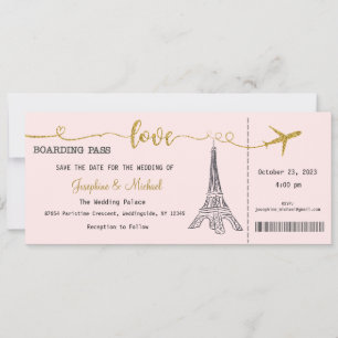 Faire-part de mariage, Mariage fixe, Amour