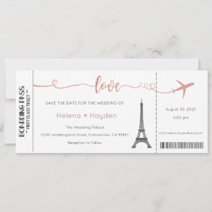 Faire-part de mariage, Mariage fixe, Amour
