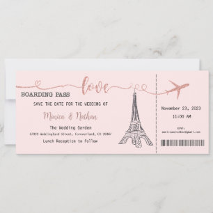 Faire-part de mariage, Mariage fixe, Amour