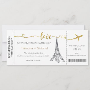 Faire-part de mariage, Mariage stationnaire, Love