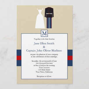 Faire-part de mariage marin