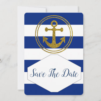 Faire part de mariage maritime Save the Date