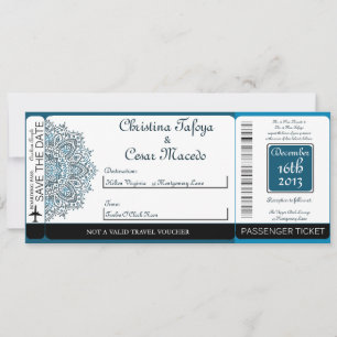 Faire-part de mariage marocain de carte