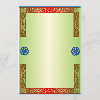 Faire-part de mariage médiévale de Renaissance