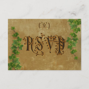 Faire-part de mariage médiévale RSVP