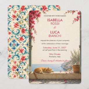Faire-part de mariage Mediterranean Escape Rivie