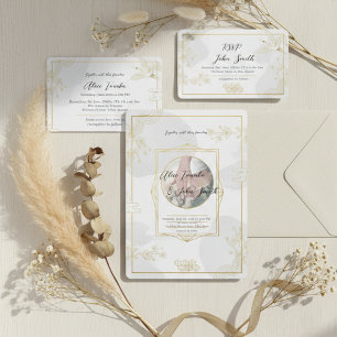 Faire-part de mariage minimaliste moderne – Élégan
