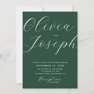 Faire-part de Mariage Moderne avec Photo et Code Q