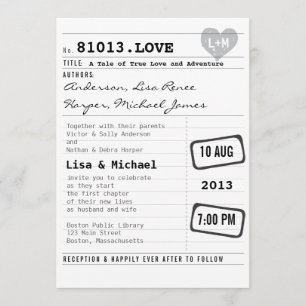 Faire-part de mariage moderne de carte de