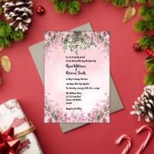 Faire-part de mariage moderne en acrylique