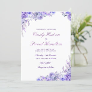 Faire-part de mariage modifiable, Invitation de ma
