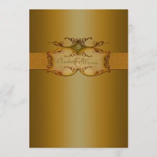 Faire-part de mariage monogramme des rouleaux de b
