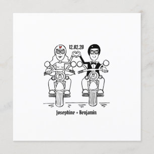 Faire-part de mariage moto moto moto moto personna