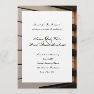 Faire-part de mariage musical Piano Keys