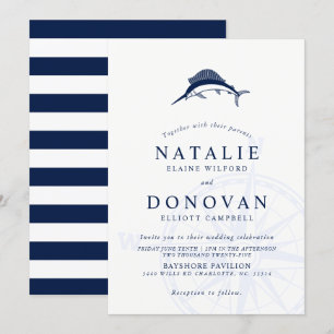 Faire-part de mariage nautique