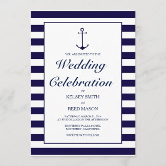 Faire-part de mariage nautique