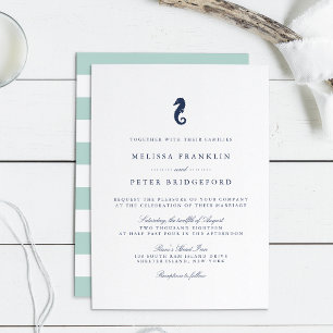 Faire-part de mariage nautique