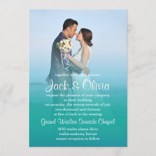Faire-part de mariage Ocean Mist