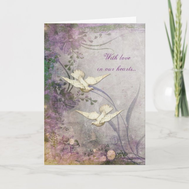 Faire-part de mariage ou toute utilisation d'amour (Devant)