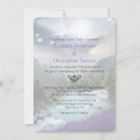 Faire-part de mariage Paysage Scénique Fantastique