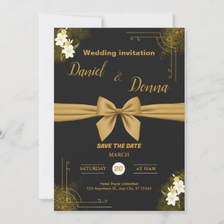 FAIRE-PART DE MARIAGE PERSONNALISABLE