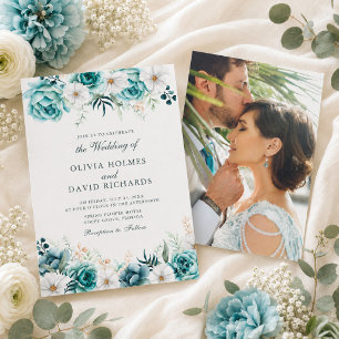 Faire-part de mariage personnalisé avec photo bota