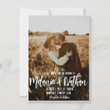 Faire-part de mariage personnalisée